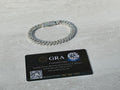 8mm Diamond-Cut Moissanite Cuban Link in 925 Sterling Silver